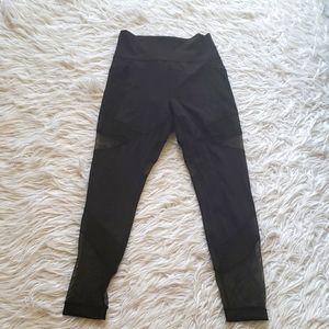 Lululemon leggings with mesh detail